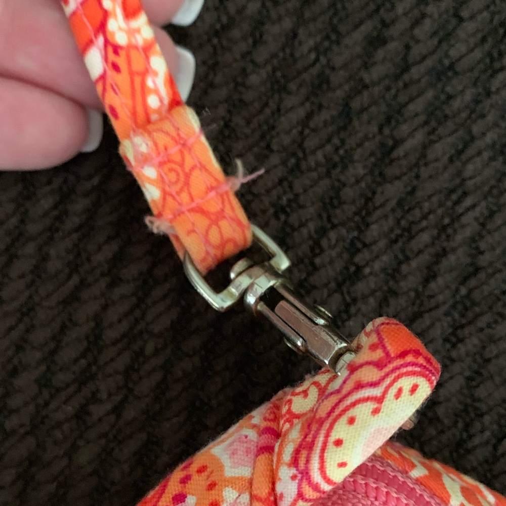 ON HOLD - Vera Bradley Tangerine purse - Picture 3 of 5
